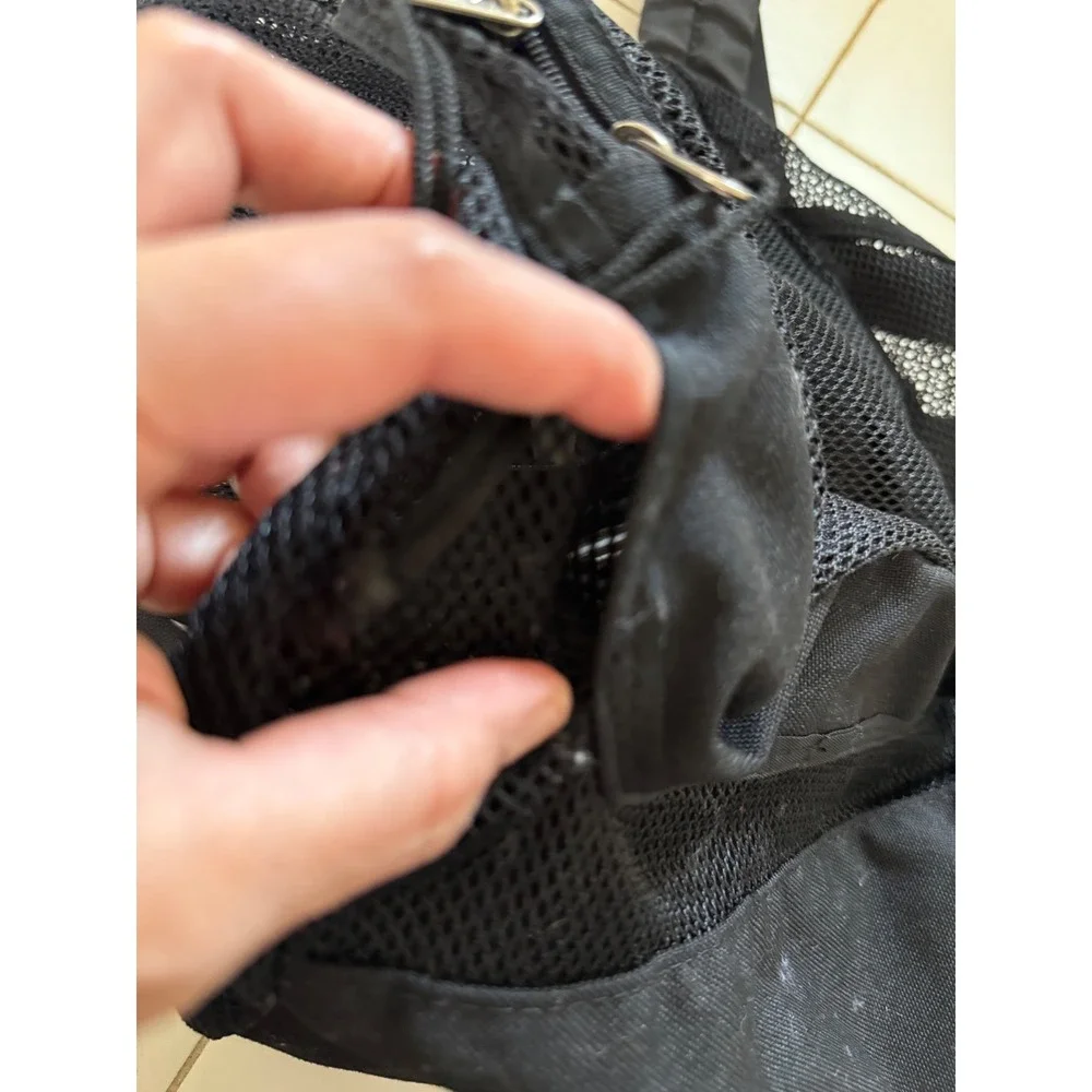 Vintage Nike Mesh Backpack Black Y2K Mini Backpack Sport Utility Bag‎